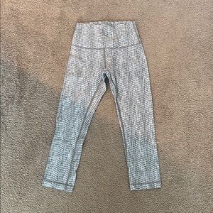 lululemon athletica Black and White Patterned Leggings